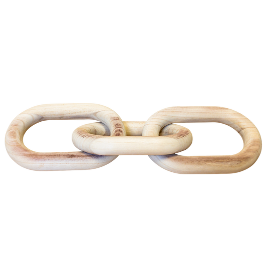 N117 Wood Rectangle Décor - Natural 24.75" x 9" x 16.75" PK 2