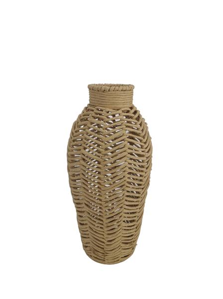 Tall Wicker Vase