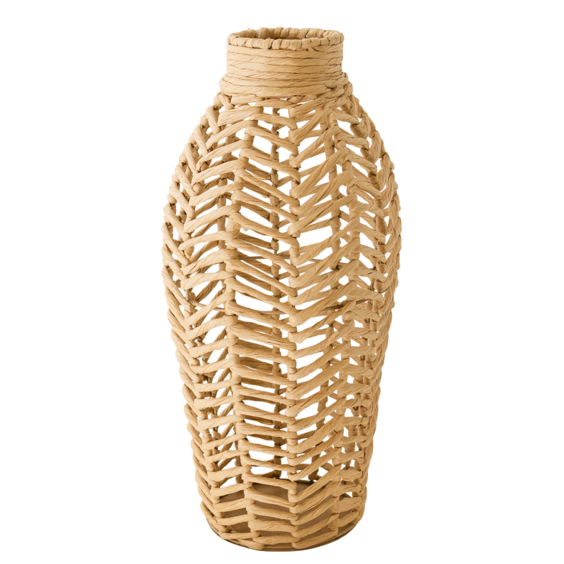 N120 Tall Wicker Vase 8.25" x 8" x 19" PK 3