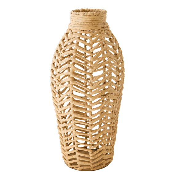 N120 Tall Wicker Vase 8.25" x 8" x 19" PK 3