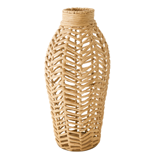 N120 Tall Wicker Vase 8.25" x 8" x 19" PK 3
