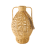 N121 Wicker Vase w/Handles 8.25" x 8.75" x 15.75" PK 3