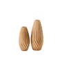 N123 Wood Vase - 4" x 4" x 10.25" PK 4