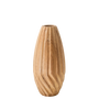 N124 Wood Vase -3.5" x 3.5" x 8" PK 5