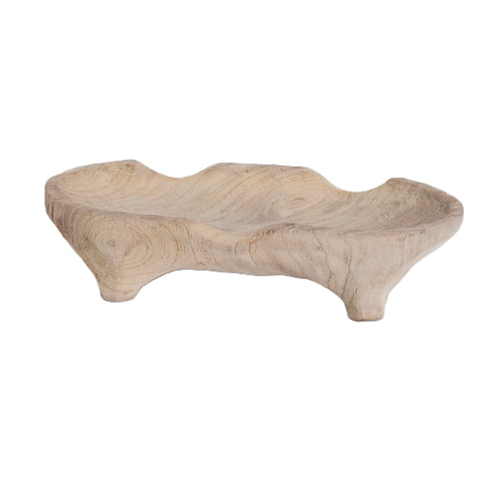 Wooden Bowl w/Legs