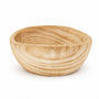 N138 Rustic Wood Bowl - Natural 8.75" x 875" x 3.5" PK 4