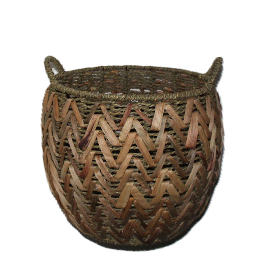 N139 Rattan Basket 13.5" x 13.5" x 14"