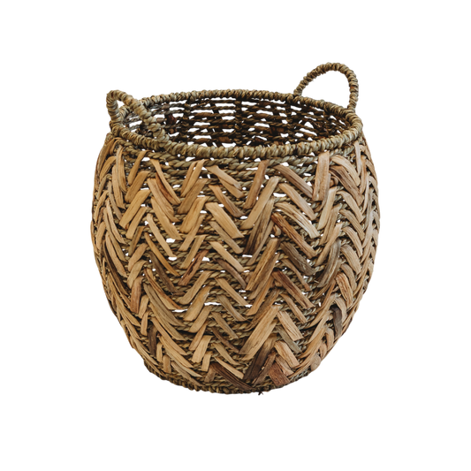 N139 Rattan Basket 13.5" x 13.5" x 14" PK 2