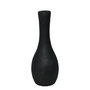 N147 Wood Slim Vase - Black 6" x 6" x 15" PK 2