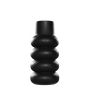 N148 Wood Bubble Vase - Black 5" x 5" x 11" PK 2