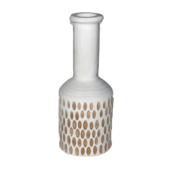 N153 Wood Pattern Vase 20" x 16.75" x 16"