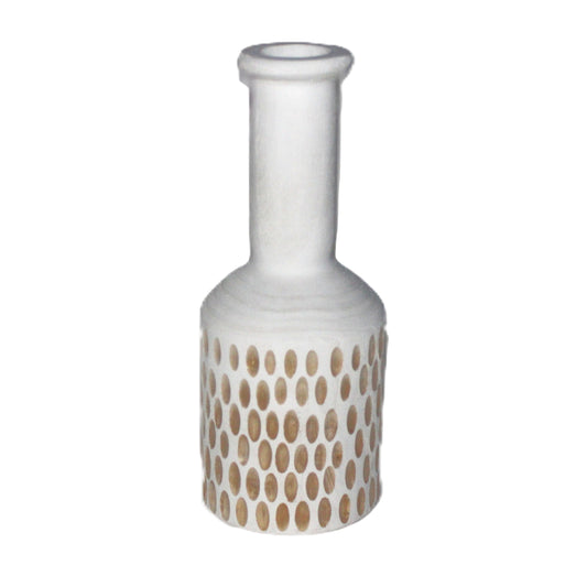 N153 Wood Pattern Vase 20" x 16.75" x 16"