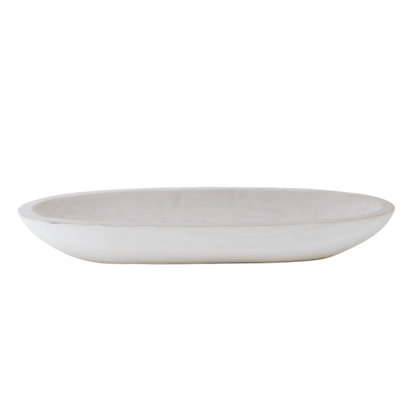 N158 Wood Dough Bowl 18.5" x 7" x 2.5" PK 2