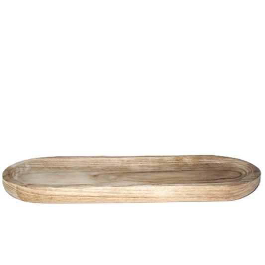 N161 Wood Tray - Antique White 15.25" x 11.75" x 10.5"