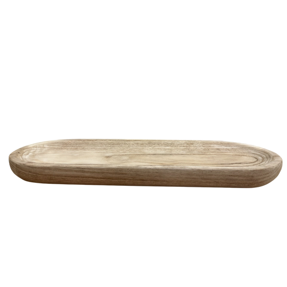 N161 Wood Tray - Antique White 26" x 9.75" x 2" PK 2