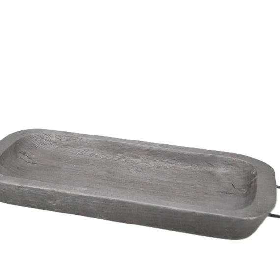 Dough Bowl w/Handles, Black