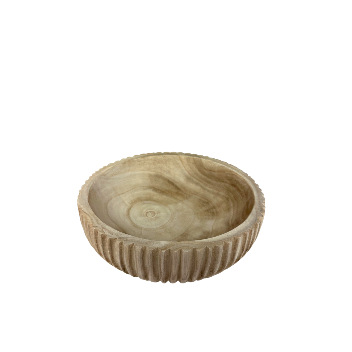 N163 Wood Bowl - Natural 10" x 10" x 3.25" PK 2
