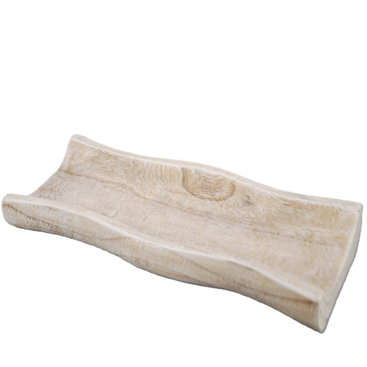 Wooden Tray - Antique White