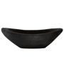 N168 Wood Dough Bowl - Black 18.75" x 5.25" x 6" PK 2