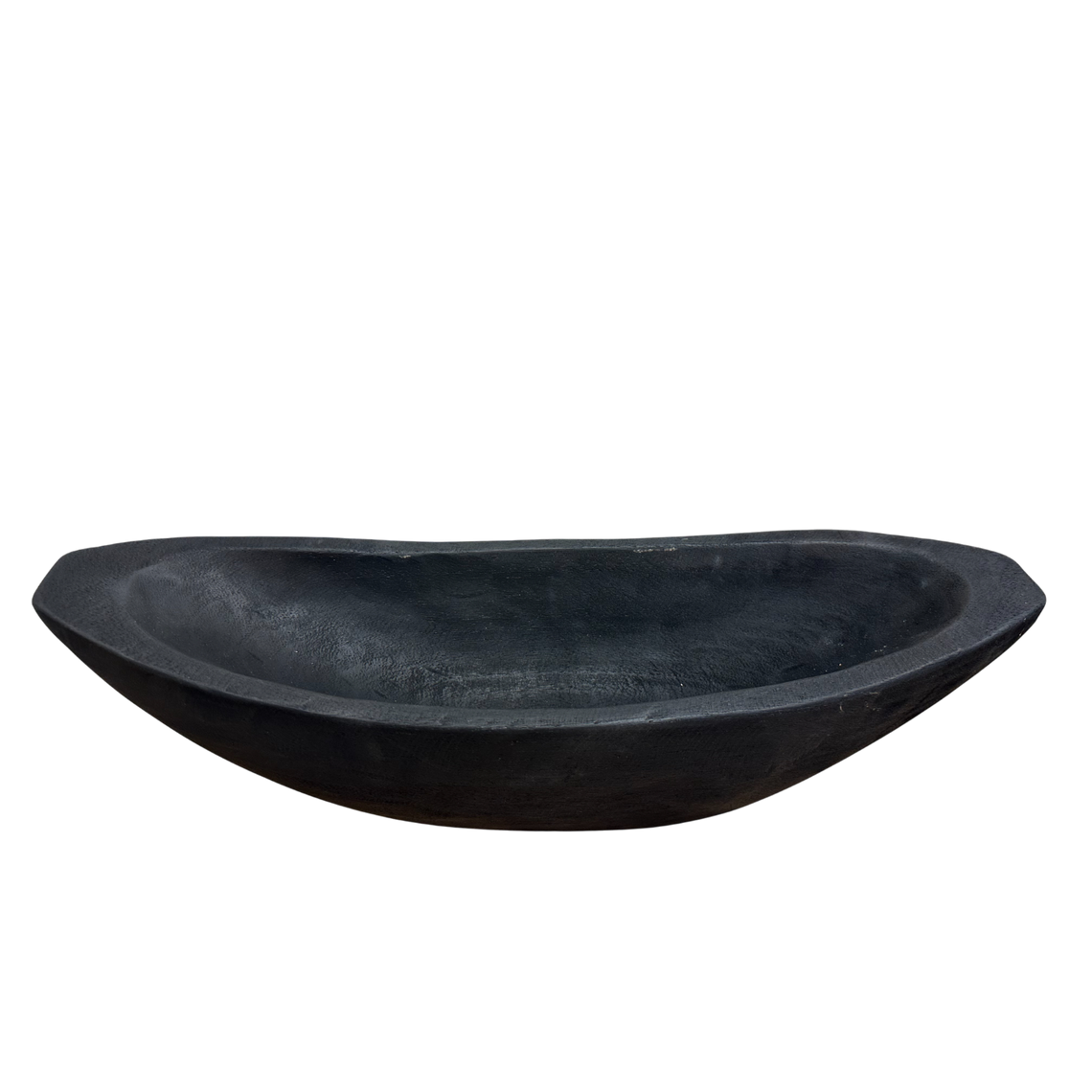 N168 Wood Dough Bowl - Black 18.75" x 5.25" x 6" PK 2
