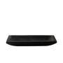 N171 Wood Dough Bowl - Black 14.75" x 6.25" x 1.75" PK 2