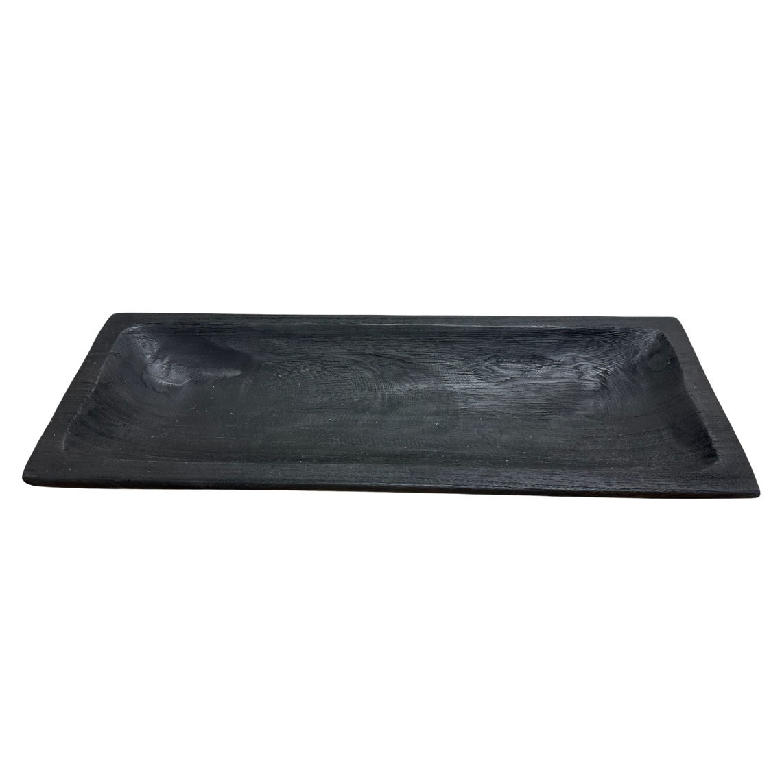 N172 Wood Pedestal Tray - Black 20" x 7" x 2.5" PK 2