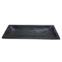 N172 Wood Pedestal Tray - Black 20" x 7" x 2.5" PK 2