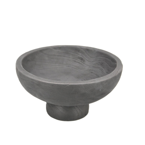 Wood Pedestal Bowl
