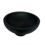 N173 Wood Pedestal Bowl 10.75" x 10.75" x 5.75" PK 2