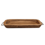 N178 Dough Bowl w/Handles, Brown 24" x 10.25" x 2" PK 2