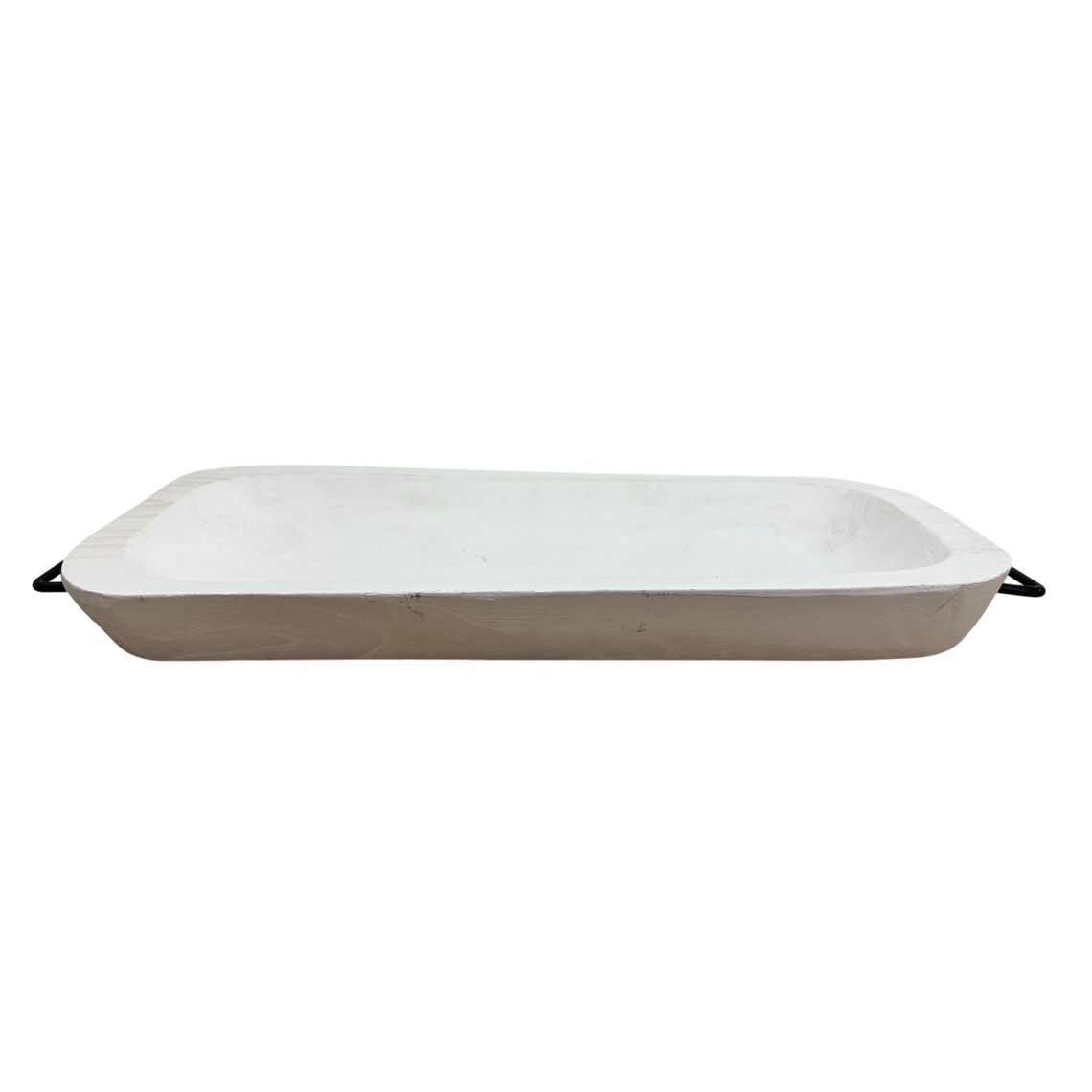 N179 Wood Dough Bowl w/Handles 24" x 10.25" x 2" PK 2