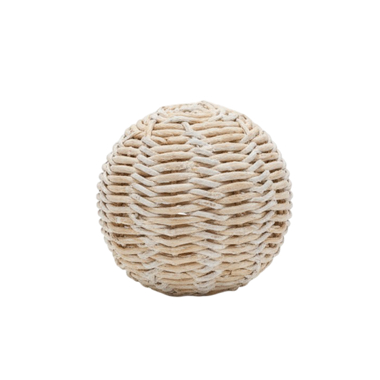 ORB100 Rattan Orb Natural- 4" PK 12