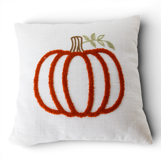 PIL107 Pumpkin Pillow, 17" x 17" PK4