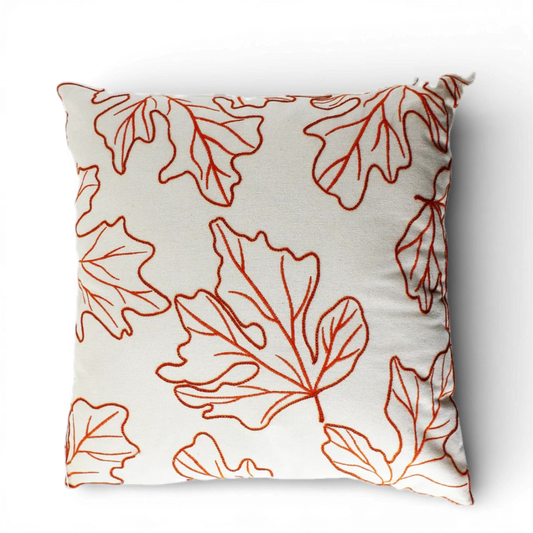 PIL108 Leaf Pillow, 17" x 17" PK4