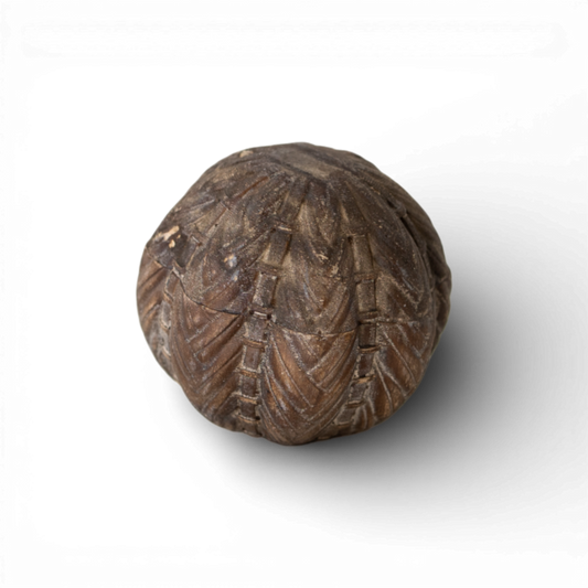 PN105 Pine Wood Orb Dark Brown 3"   PK8