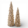 PN123  Glass Trees 11" & 16"H, Set of 2 PK2