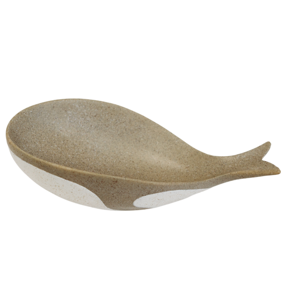 PR101 Polyresin Whale Bowl 12" x 5.75" x 2.75" PK 4