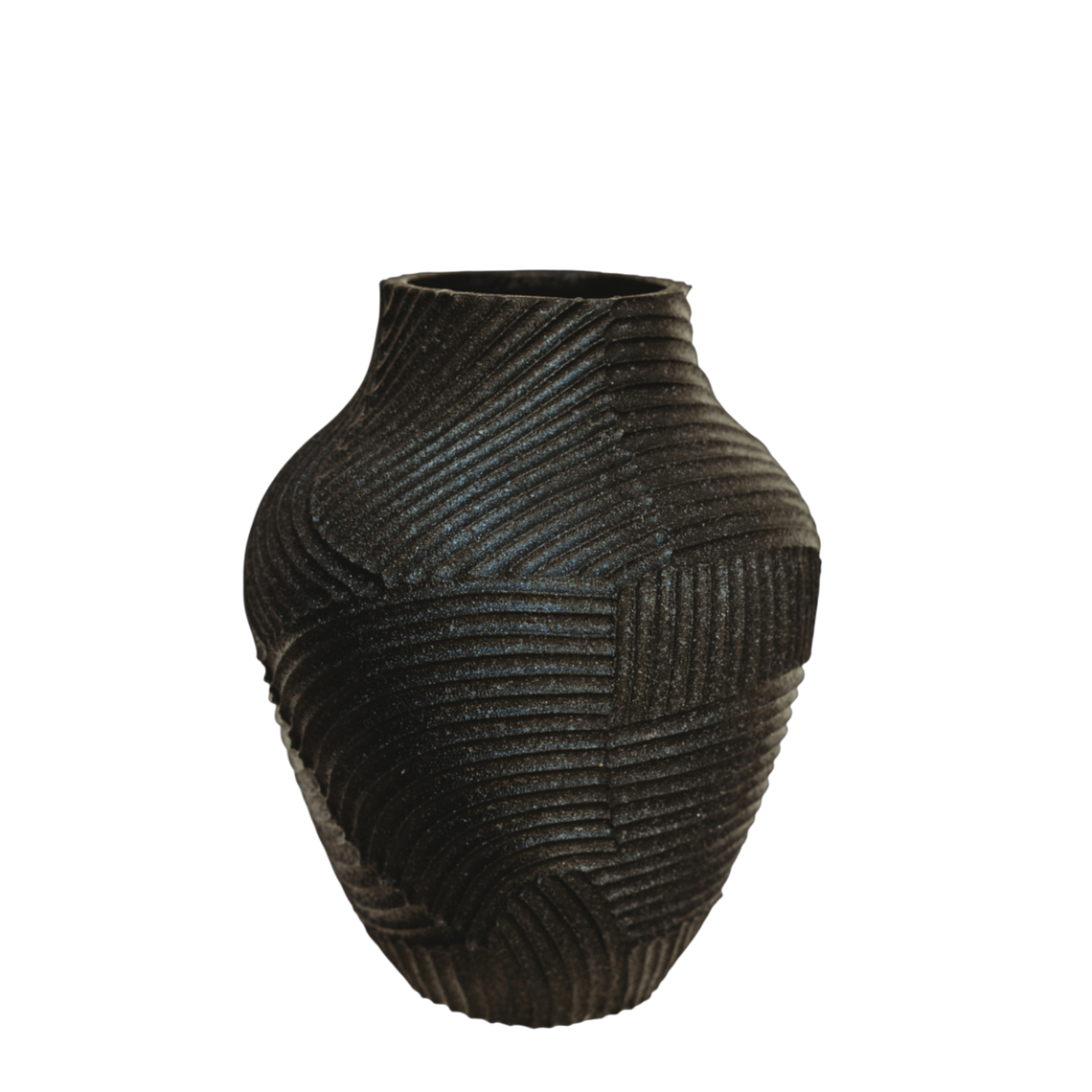 PR104 Polyresin Container - Black 10.75" x 10.75" x 13.75" PK 2