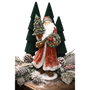 PR136 Polyresin  Santa w/Tree 6" x 5.75" x 12.5" PK2