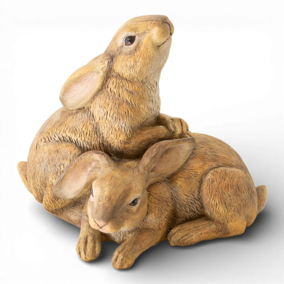 PR154 Polyresin Rabbit 10" x 6.25" x 8.5" PK2