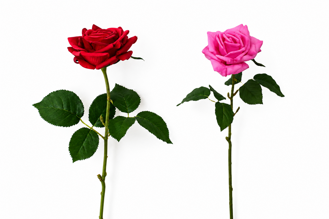 RT107 Real Touch Rose 20" PK 12