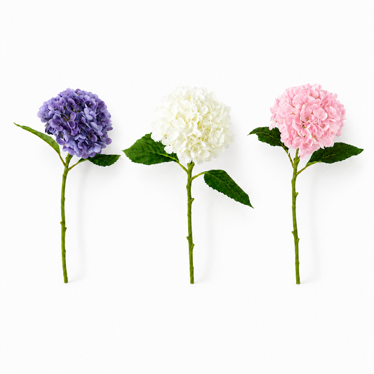 RT111  Real Touch Hydrangea 19" PK 12