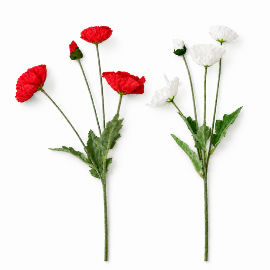 RT112 Real Touch Poppy 25" PK 24