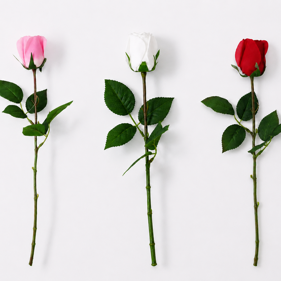 RT114 Real Touch Rose 18.5" PK 48