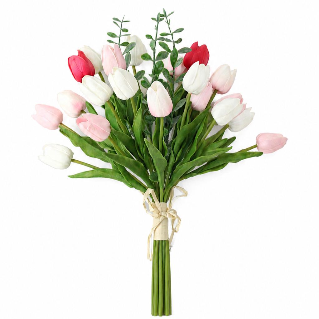 RTB102 Real Touch Tulip Bundle 17" PK 12