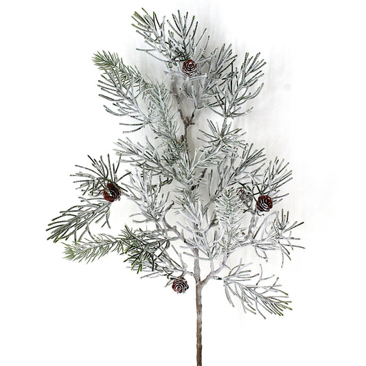 SP110 Pine w/Pinecone Spray 32" PK 12