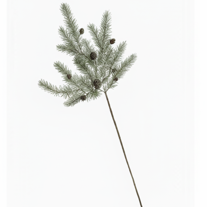 SP111 Pine w/Pinecone Spray 23" PK12