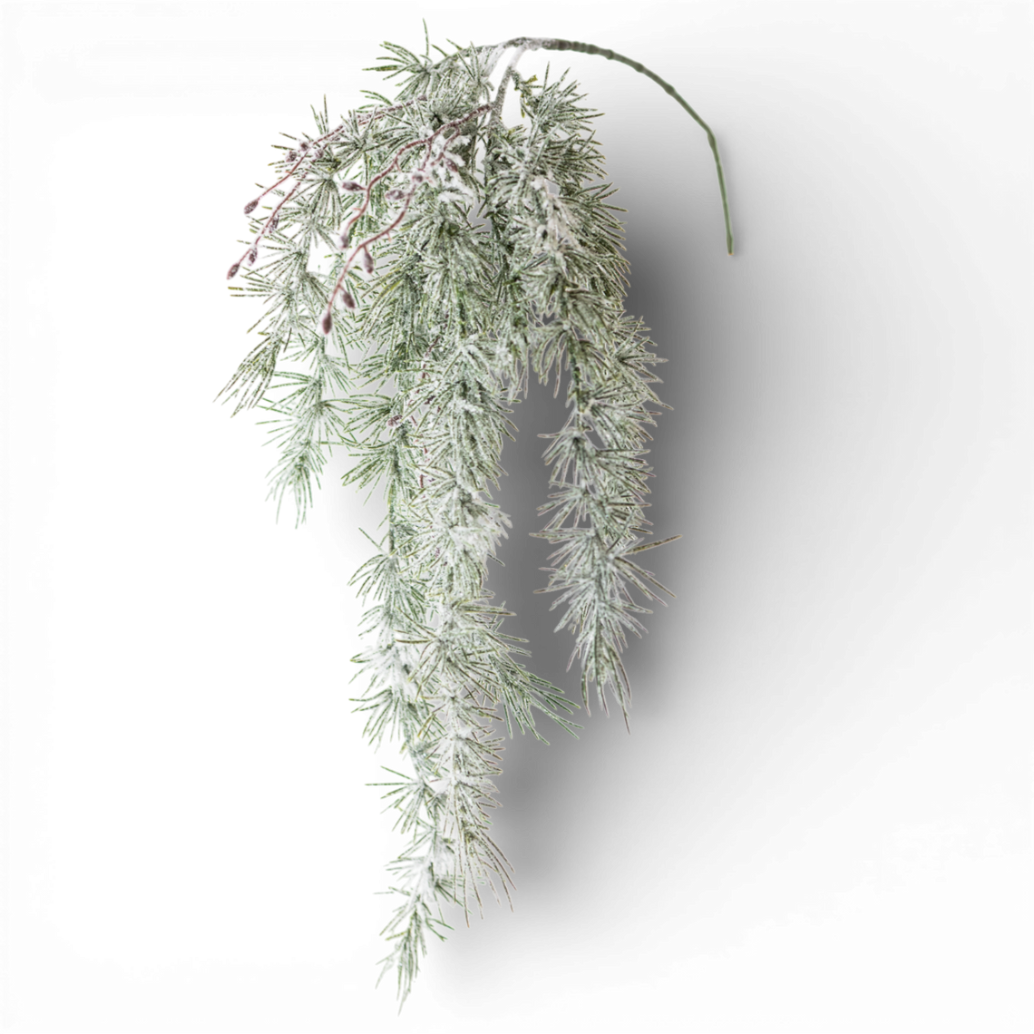 SP118 Frosted Weeping Pine Spray 12" x 4" x 22.5" PK12