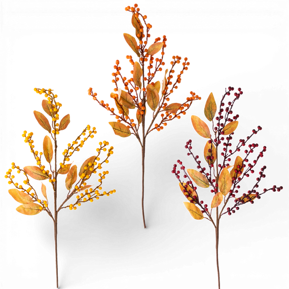 SP145 Berry Stem 12" x 2" x 30.5", (Set of 3) PK4