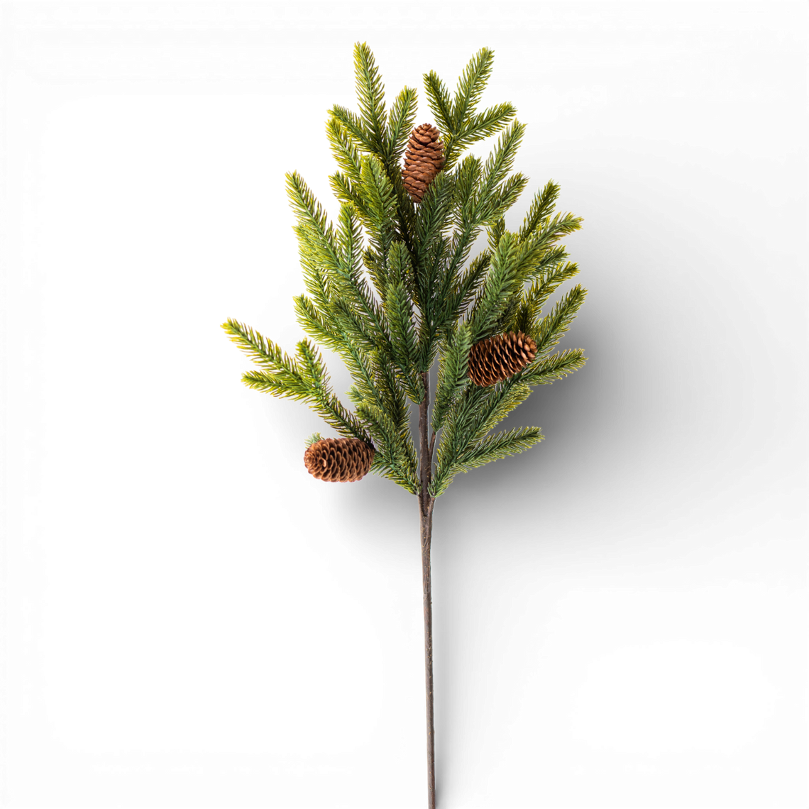ST117 Real Touch Fir Pine w/Pinecone Spray 30" PK6